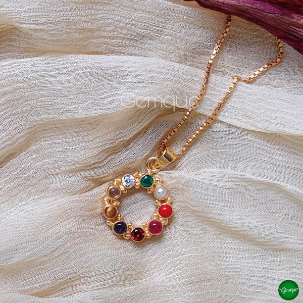 Shree Ridhi Sidhi Jewellers - Exclusive Navaratna Necklace Set Gold Wt :  18.29 gm Carat : 22 ct Price : Rs. 95,580.00 | Facebook